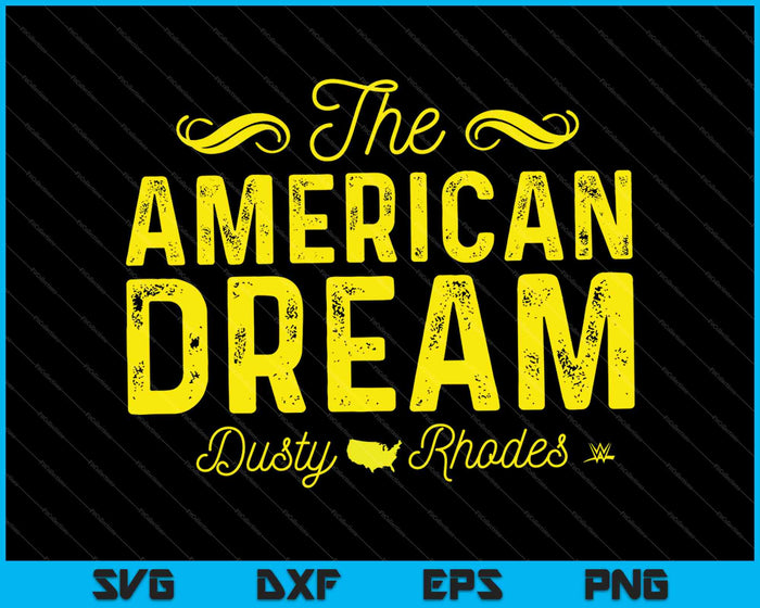 WWE The American Dream Dusty Rhodes SVG PNG Cutting Printable Files