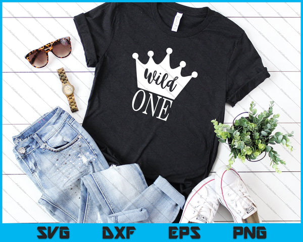 Wild One eerste verjaardag SVG PNG digitale snijbestanden - on a t-shirt