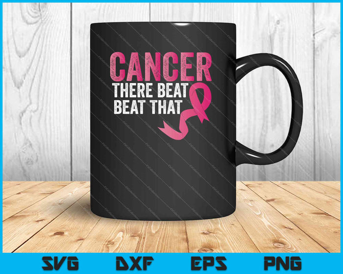 Womens kanker is daar verslagen dat borstkanker bewustzijn SVG PNG snijden afdrukbare bestanden