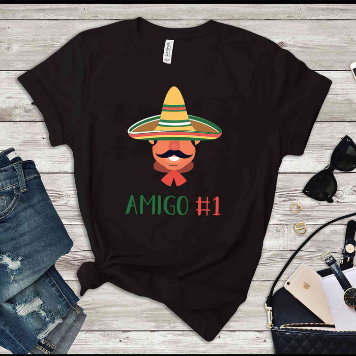 Womens grappige Mexicaanse Amigo #1 SVG PNG snijden afdrukbare bestanden 
