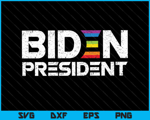 Biden Presidente SVG PNG Cortar archivos imprimibles
