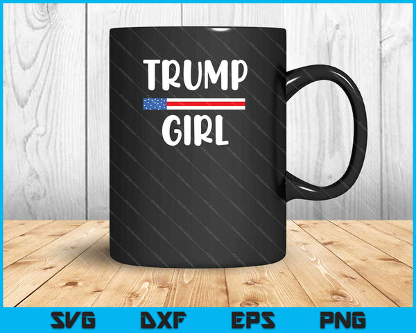 Mujeres Trump Girl SVG PNG Cortando archivos imprimibles
