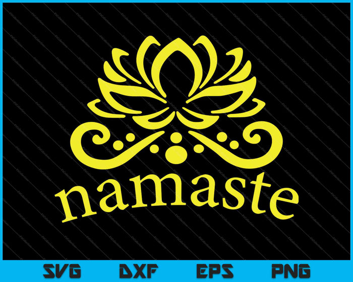 Namaste Entrenamiento SVG PNG Cortar archivos imprimibles