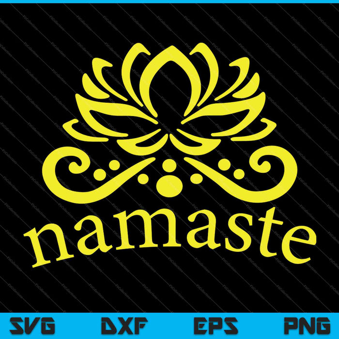 Namaste Entrenamiento SVG PNG Cortar archivos imprimibles