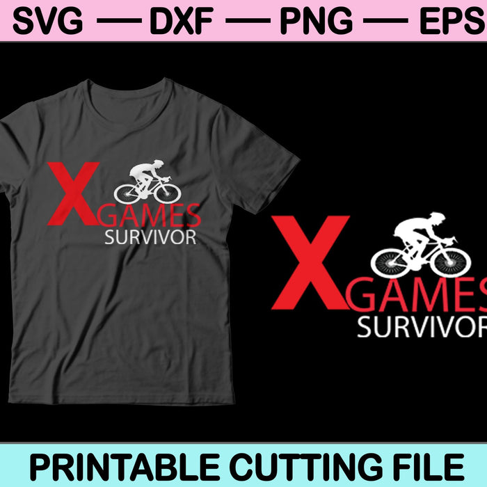 X games survivor SVG PNG Cutting Printable Files