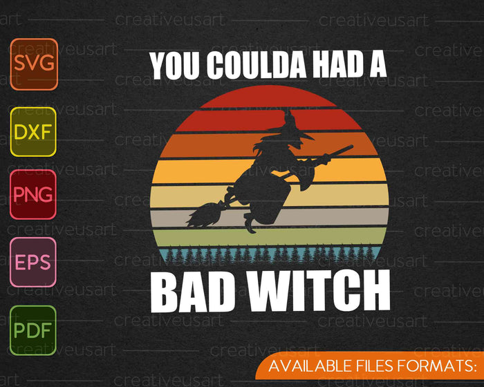Je kon een slechte heks hebben grappige Halloween SVG PNG snijden afdrukbare bestanden