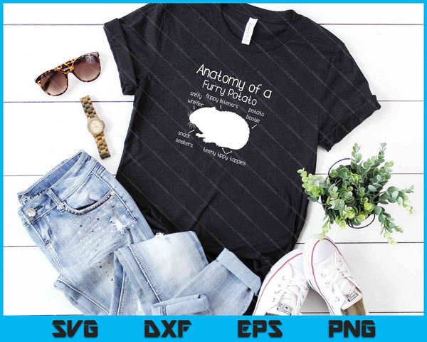 Anatomy Of A Furry Potato SVG PNG Cutting Printable Files - on a t-shirt