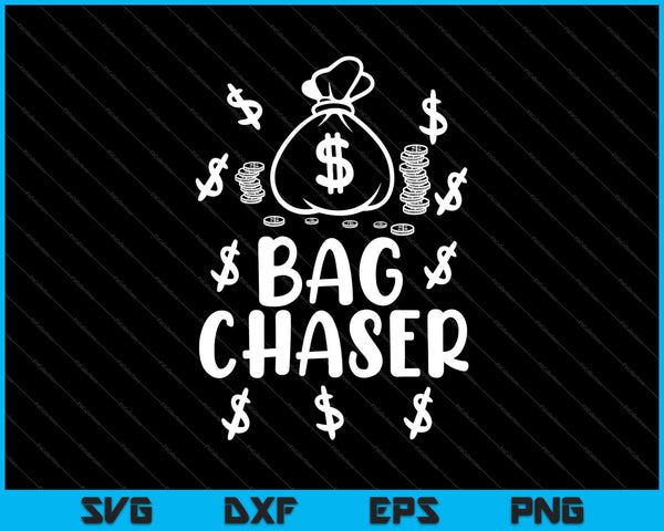 Bag Chaser SVG PNG Cortar archivos imprimibles