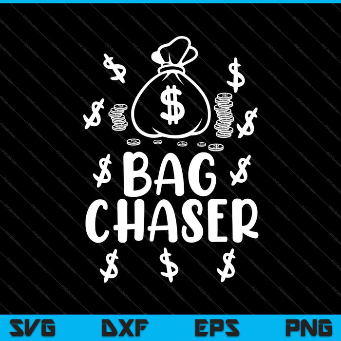Bag Chaser SVG PNG Cortar archivos imprimibles