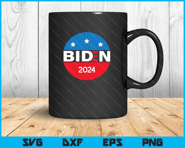 Biden 2024 Retro Vintage SVG PNG Cortar archivos imprimibles