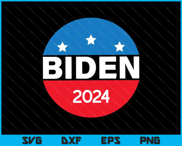 Biden 2024 SVG PNG cortando archivos imprimibles