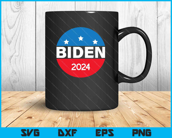 Biden 2024 SVG PNG cortando archivos imprimibles