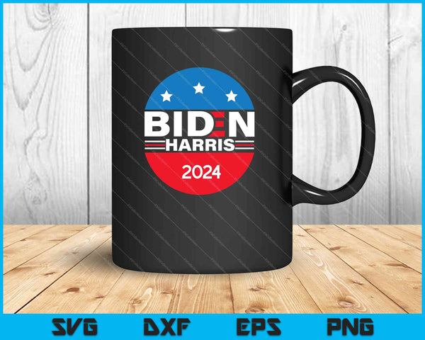 Biden Harris 2024 SVG PNG Cortar archivos imprimibles