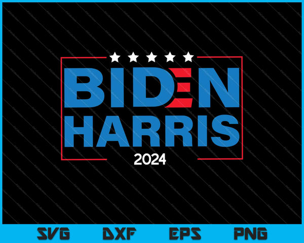 Biden Harris 2024 Joe Biden SVG PNG Cortando archivos imprimibles