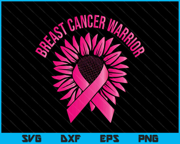 Breast Cancer Warrior SVG PNG Cutting Printable Files