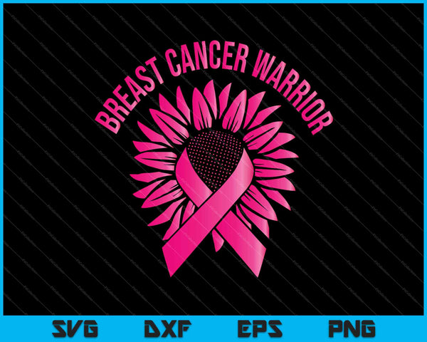 Guerrero del cáncer de mama SVG PNG DXF cortando archivos imprimibles