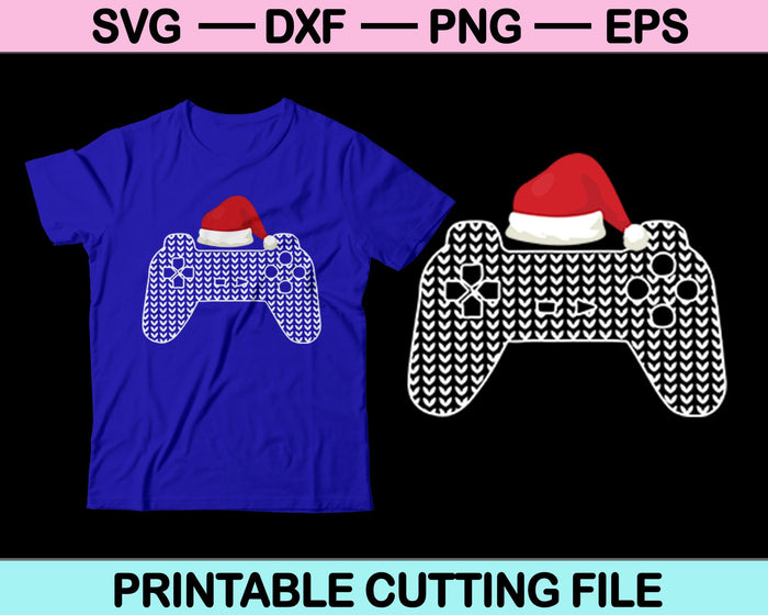 Chiristmas Gamer Christmas SVG PNG Cutting Printable Files