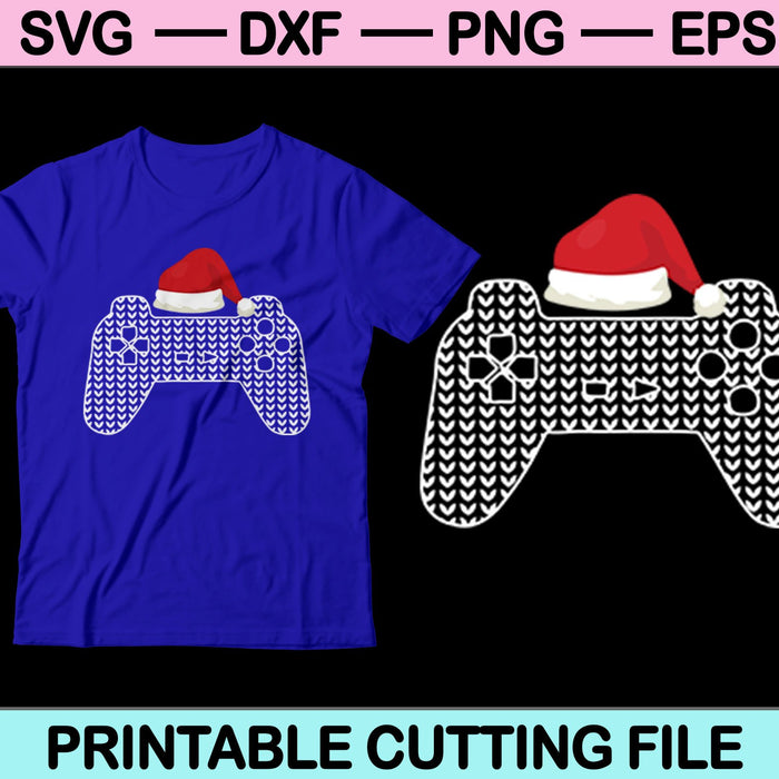 Chiristmas Gamer Navidad SVG PNG Cortar archivos imprimibles