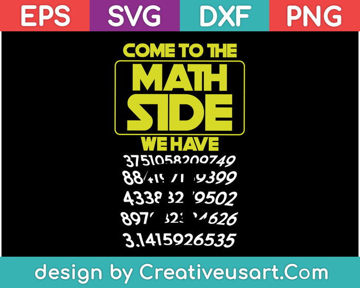 come to the math side we have Pi Day SVG PNG Cutting Printable Files