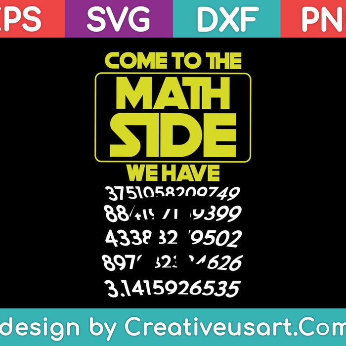 come to the math side we have Pi Day SVG PNG Cutting Printable Files