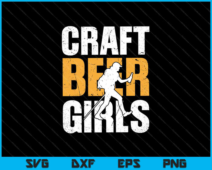 Craft Beer Girls SVG PNG Cortando archivos imprimibles
