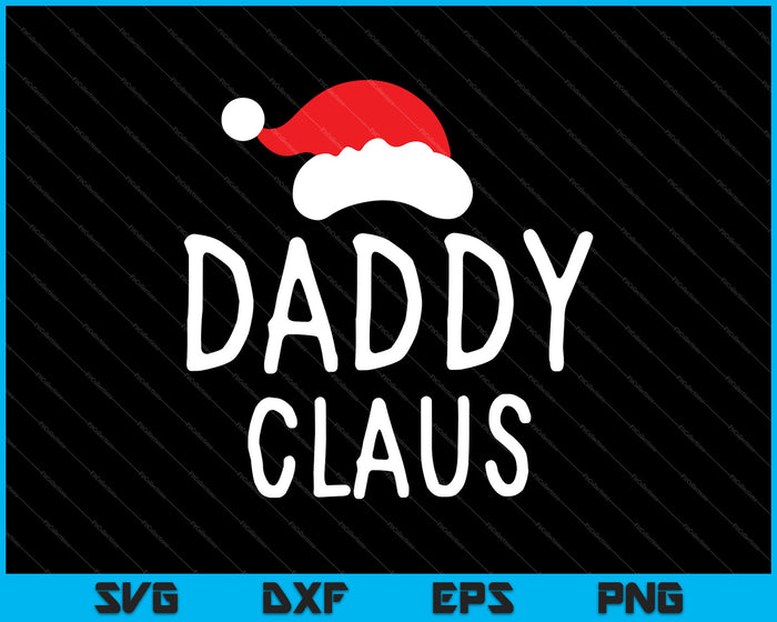 Papá Claus Navidad SVG PNG Cortar archivos imprimibles