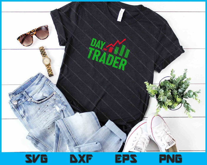 Day Trader SVG PNG Cutting Printable Files