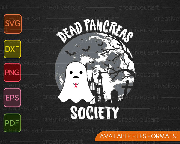 Dead Pancreas Society SVG PNG Cutting Printable Files