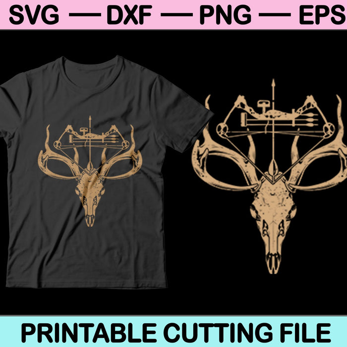 Deer Bone Hunting SVG PNG Cutting Printable Files