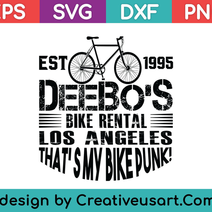 Diseño de nichos de bicicleta SVG PNG cortando archivos imprimibles