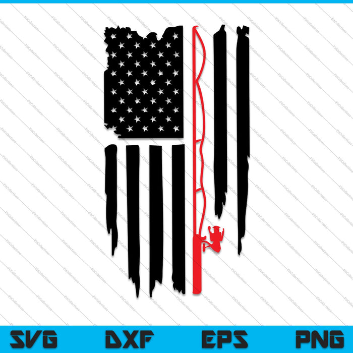 american flag with fishing pole svg US Hunting Cut File For Cricut Silhouette Creativedesignmaker Whether youre creating gifts Fishing Rod American Flag Fishing