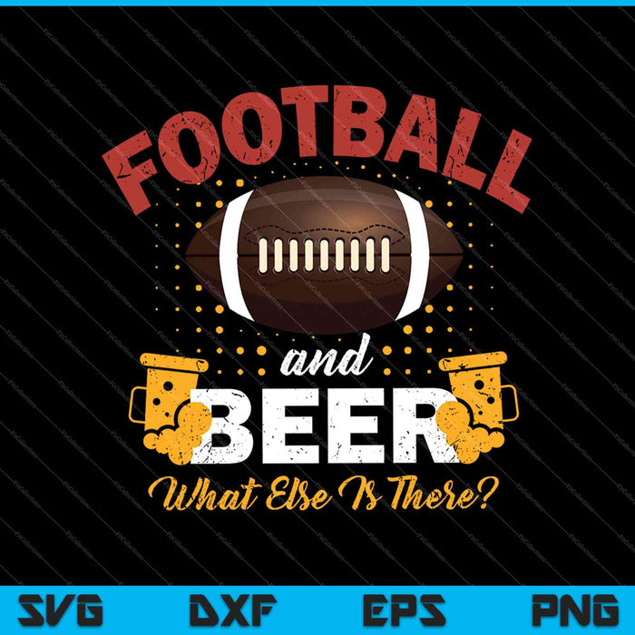 Fútbol y cerveza ¿Qué más hay? SVG PNG Cortando archivos imprimibles