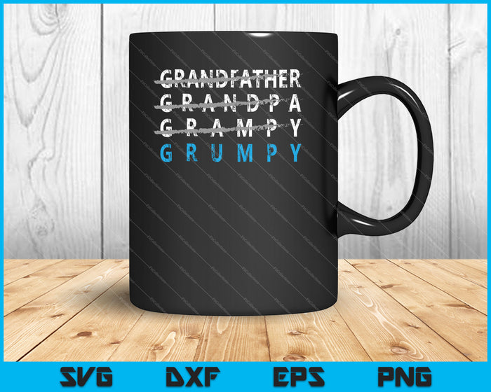 Grandfather Grandpa Grampy Grumpy SVG PNG Cutting Printable Files