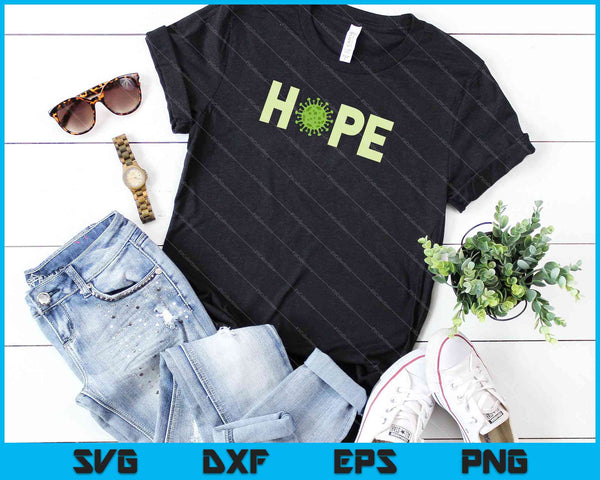 Hope SVG PNG Cutting Printable Files - on a t-shirt