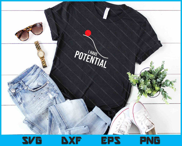 I have Potential SVG PNG Cutting Printable Files - on a t-shirt