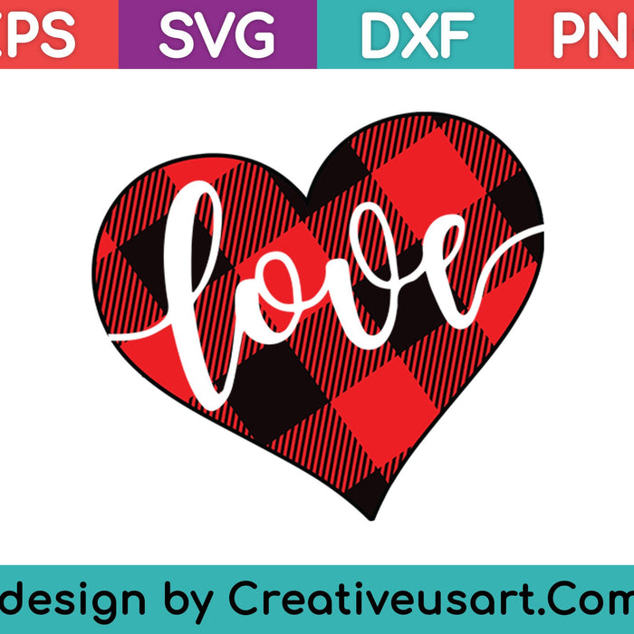Love Valentine SVG PNG Cutting Printable Files