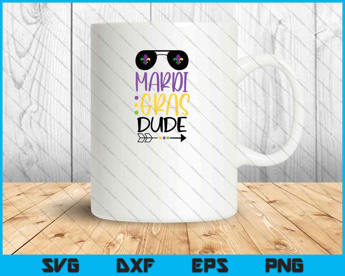 Mardi Gras Dude SVG PNG Cutting Printable Files