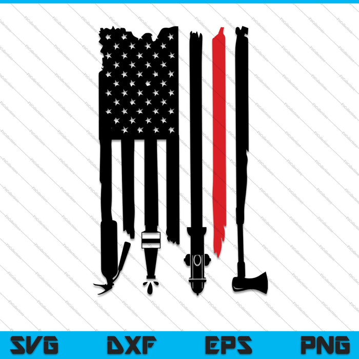Mecánico Bandera Americana SVG PNG Cortando Archivos Imprimibles