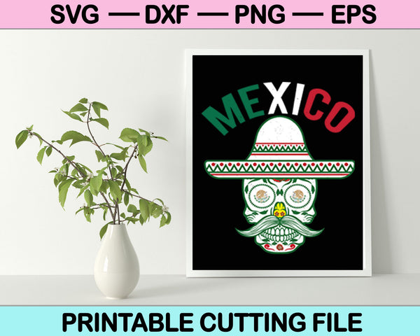 Mexico Halloween SVG PNG snijden afdrukbare bestanden