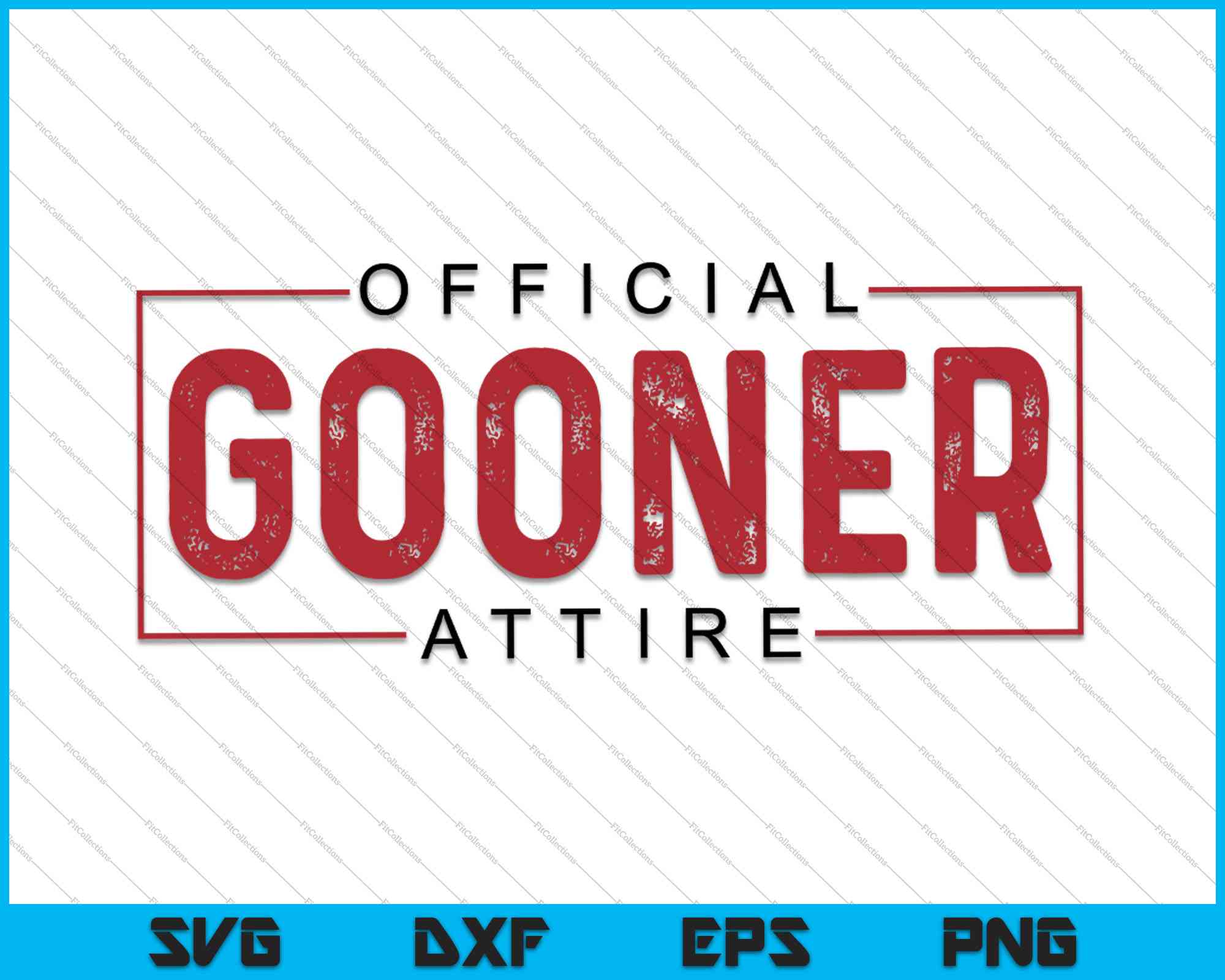 Official Gooner Attire SVG PNG Files creativeusarts