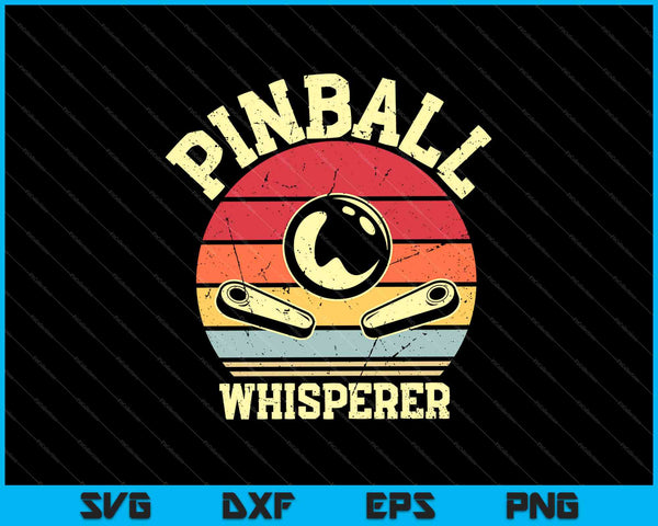 Pinball Whisperer SVG PNG snijden afdrukbare bestanden