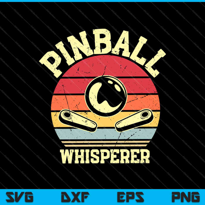 Pinball Whisperer SVG PNG snijden afdrukbare bestanden