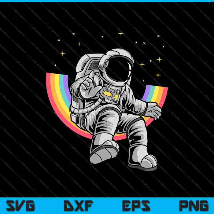 Regenball Astronaut Classic SVG PNG Cutting Printable Files
