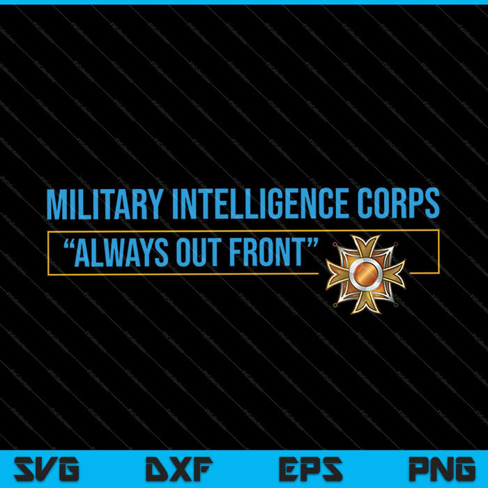rmy Military Intelligence Corps SVG PNG Cutting Printable Files