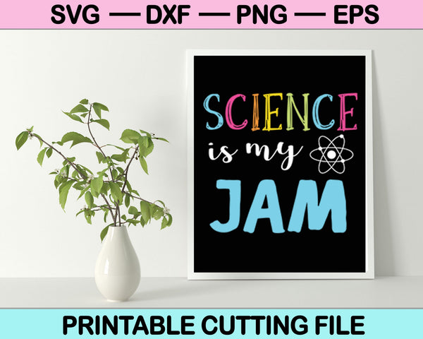 La ciencia es mi mermelada SVG PNG cortando archivos imprimibles