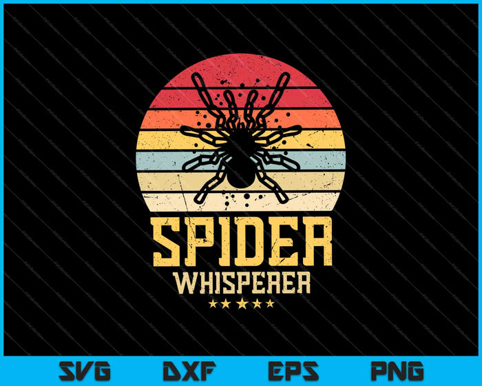 Spider Whisperer SVG PNG snijden afdrukbare bestanden