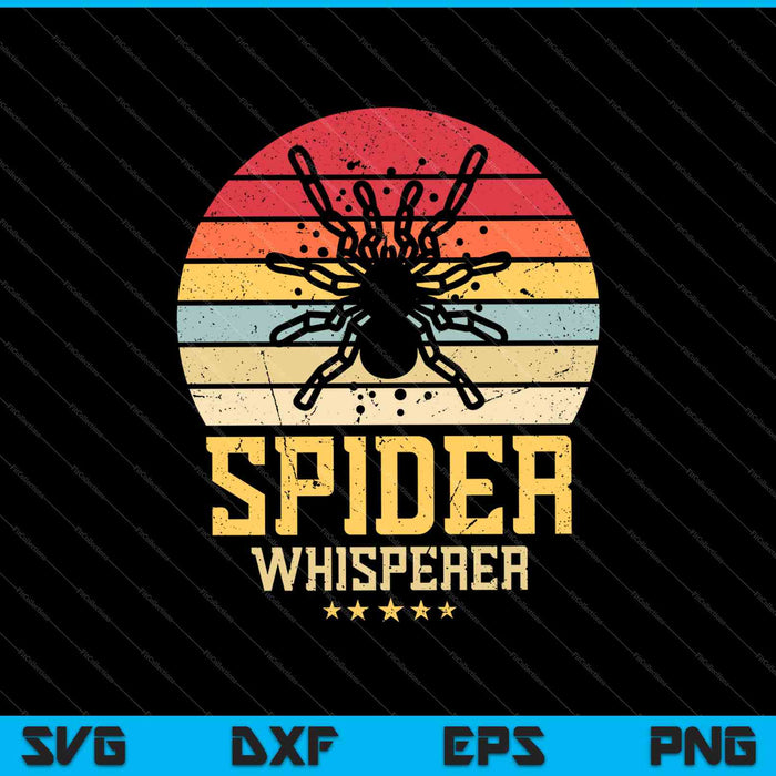 Spider Whisperer SVG PNG Cutting Printable Files