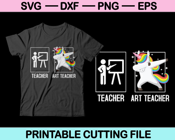 Leraar Art Teacher SVG-bestand of DXF-bestand Maak een sticker of t-shirtontwerp
