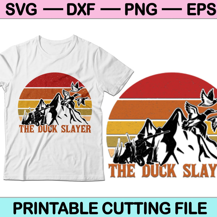 El Duck Slayer SVG PNG cortando archivos imprimibles
