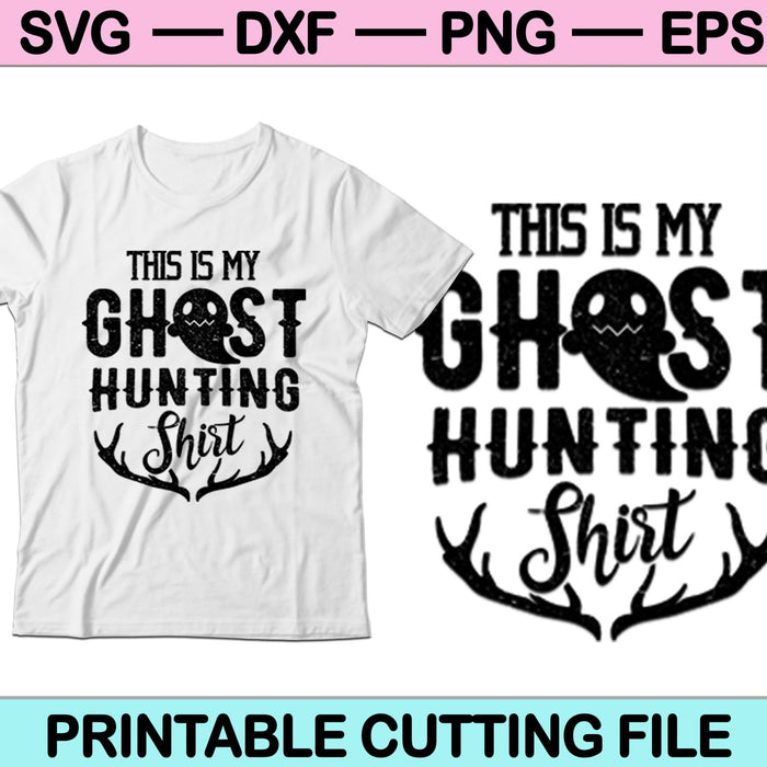 Esta es mi caza de fantasmas SVG PNG cortando archivos imprimibles